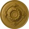 Ekena Millwork Monique Ceiling Medallion (Fits Canopies up to 3 3/4"), Hand-Painted Pharaohs Gold, 13 3/4"OD x 1"P CM13MOPGS - alternate 1